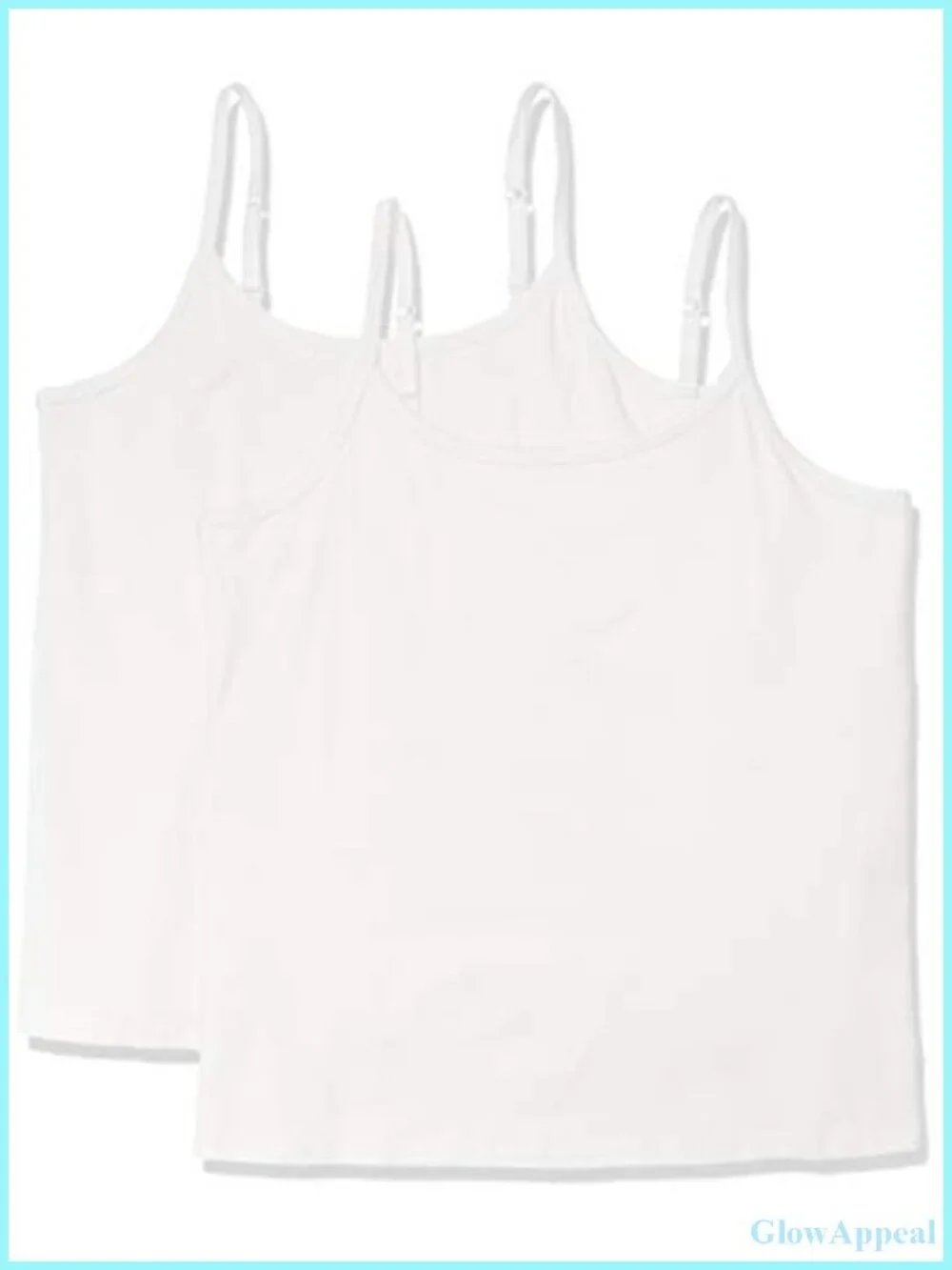 Fitted Tank Top Camisole Undershirt Plus Size Sleeveless Scoop Neck T-Back